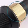 Pop-Up Drain Stainless Steel With Overflow Anti-Clogging for Vessel Sink Lavatory Vanity Sink Drain with Strainer Basket, Matte Black