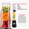 5 Core 20 oz Countertop Blender Electric 160W 600ml for Shakes and Smoothies Powerful Kitchen top Personal Food Processor with Portable Sports Bottle