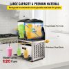 VEVOR Margarita Machine, 15Lx2 Tank Commercial Slushy Machine, Slushie Machine 1000W, Commercial Margarita Maker, Smoothie Frozen Drink Maker for Supe