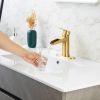 Waterfall Bathroom Faucet Bathroom Faucet with Pop Up Drain Single Handle One Hole or Three Holes Vanity Faucet Farmhouse RV Bathroom Vessel Basin Fau