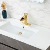 Waterfall Bathroom Faucet Bathroom Faucet with Pop Up Drain Single Handle One Hole or Three Holes Vanity Faucet Farmhouse RV Bathroom Vessel Basin Fau