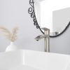 Single Hole Bathroom Sink Faucet ,Vanity Vessel Sink Faucet Single Handle Matte Black