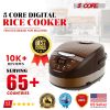 5 Core Asian Rice Cooker ‚Ä¢ Large Rice Maker ‚Ä¢ w 15 Preset ‚Ä¢ Large Touch Screen ‚Ä¢ Nonstick Inner Pot ‚Ä¢ 21 Cups Capacity - RC 0502