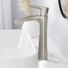 Single Hole Bathroom Sink Faucet ,Vanity Vessel Sink Faucet Single Handle Matte Black