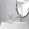 Single Hole Bathroom Sink Faucet ,Vanity Vessel Sink Faucet Single Handle Matte Black
