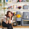 2 Slice Toaster with Touch-Activated Display, Black Sesame by Drew Barrymore
