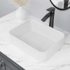 Single Hole Bathroom Sink Faucet ,Vanity Vessel Sink Faucet Single Handle Matte Black
