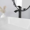 Single Hole Bathroom Sink Faucet ,Vanity Vessel Sink Faucet Single Handle Matte Black