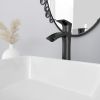 Single Hole Bathroom Sink Faucet ,Vanity Vessel Sink Faucet Single Handle Matte Black